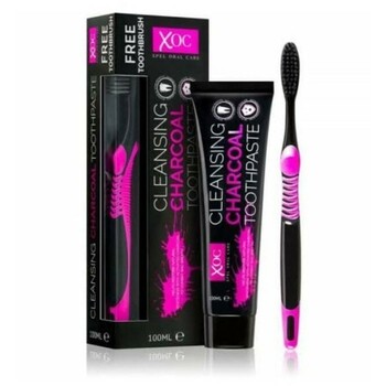 Oral Care Cleansing Charcoal - Sada pro krásné zuby 